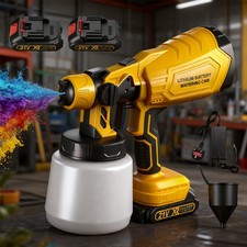 2x Battery 21V Cordless Paint