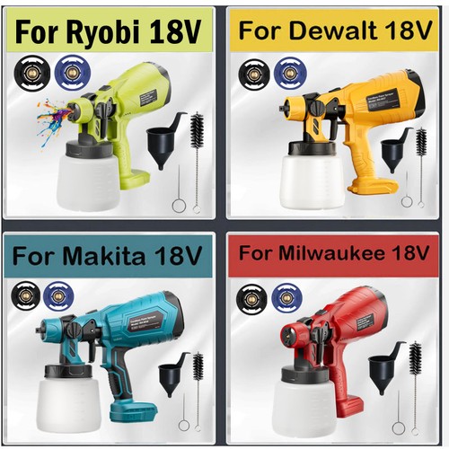Cordless spray gun - gun, paint
